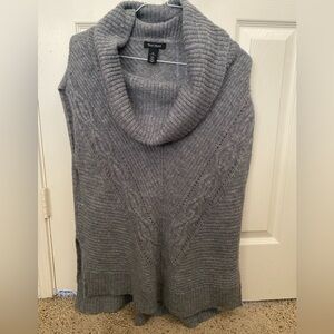 Over sized Cowl Neck Sweater Vest